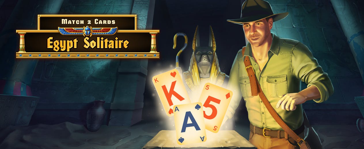 Egypt Solitaire: Match 2 Cards - What will you dig up?